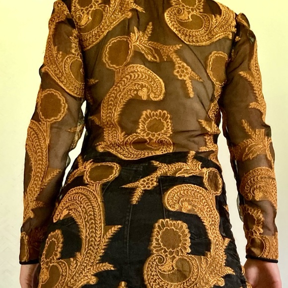 Vintage Alfred Sung Button Down - Picture 6 of 6